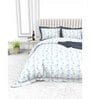Abstract 350 TC Microfiber 1 Bedsheet,  2 Pillow Covers Tussan Summer Collection