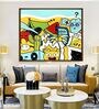Design Multicolor Canvas Framed Art Print