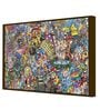 Gear Designs Multicolor Canvas Framed Art Print