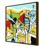 Design Multicolor Canvas Framed Art Print