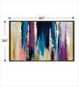 Pictorial Type Multicolor Canvas Framed Art Print