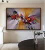 Multiple Impressions Multicolor Canvas Framed Art Print