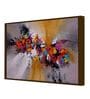Multiple Impressions Multicolor Canvas Framed Art Print