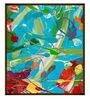 Tack Works Multicolor Canvas Framed Art Print