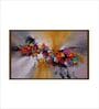 Multiple Impressions Multicolor Canvas Framed Art Print