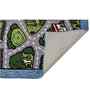Multicolour Abstract Wool 9.9 x 6.6 Feet Anti Slip Kids Floor Mat