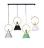Aelia Multicolour Metal Shaded Chandelier