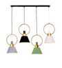 Aelia Multicolour Metal Shaded Chandelier