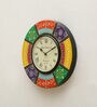 Multicolour Analog Traditional Wall Clock