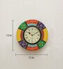 Multicolour Analog Traditional Wall Clock