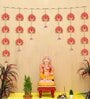 Maroon Assorted Artificial Flowers Handmade Bandarwar, Toran For Main Door