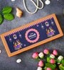 Laxmi Ganesh Saraswati Photo Frame with Pooja Samagri Kit