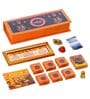 Laxmi Ganesh Saraswati Photo Frame with Pooja Samagri Kit