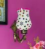 Multicolour B22 holder Metal & Glass Uplight Wall Scone
