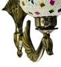 Multicolour B22 holder Metal & Glass Uplight Wall Scone