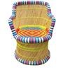 Ethnic Cane Outdoor Seating in Multi Colour