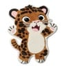 Multicolour Baby Leo 31x21 Inches Anti Skid Shape Rug
