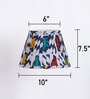 Batik Print Pleated Empire Lampshade