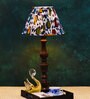 Batik Print Pleated Empire Lampshade