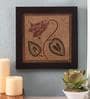 Brown Beads Canvas Framed Wall Art