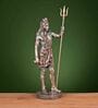Multicolour Bonded Bronze Lord Shiva Idol Standing Shiv Ji