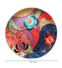 Blue Bone China Pastel Colors Painting Flowers Inspired Home Decor Wall Plate 10 Inch