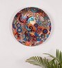 Blue Bone China Peacock Admiration Decorative Plate 10 Inch