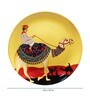 Yellow Bone China Princely Camel Inspired Home Decor Wall Plate 10 Inch