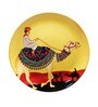 Yellow Bone China Princely Camel Inspired Home Decor Wall Plate 10 Inch