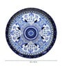 Red Bone China Pristine Turkish Decorative Plate 10 Inch