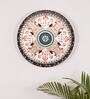 Red Bone China Turkish Fervor Decorative Plate 10 Inch