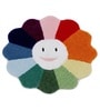 Multicolour Bow Bow Rainbow 24x24 Inches Anti Skid Shape Rug