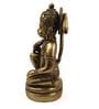 Multicolour Brass Hanuman Ji-Holding Gada Religious Idol