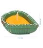 Multicolour Brass (Set of 4) Diyas