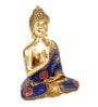 Multicolour Brass 10.5 Inches Abhaya Buddha Idol