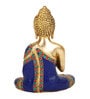Multicolour Brass 10.5 Inches Abhaya Buddha Idol