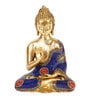 Multicolour Brass 10.5 Inches Abhaya Buddha Idol