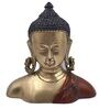 Multicolour Brass Buddha-Dhyana Mudra Religious Idol