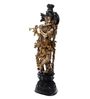 Multicolour Brass India Hindu God Deity Lord Krishna Idol