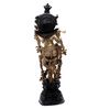 Multicolour Brass India Hindu God Deity Lord Krishna Idol