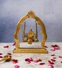Brass Yali Jhula With Ganesha Sitting