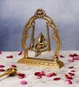 Brass Yali Jhula With Ganesha Sitting