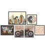 The Visual Superior Skill Multicolour Canvas People and Places Art Print Set of 6