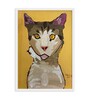 Cat Handmade Acrylic On Unframed Canvas Painting