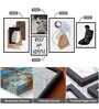 Century Substantive Multicolour Canvas People and Places Art Print Set of 5