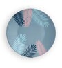 Blue Ceramic Persian Carolina Leaf Decorative Wall Plate