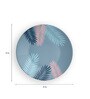 Blue Ceramic Persian Carolina Leaf Decorative Wall Plate