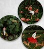 Multicolour Ceramic Novo Decorative Wall Plate