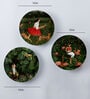 Multicolour Ceramic Novo Decorative Wall Plate