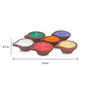 Multicolour Clay Diya Set of 6